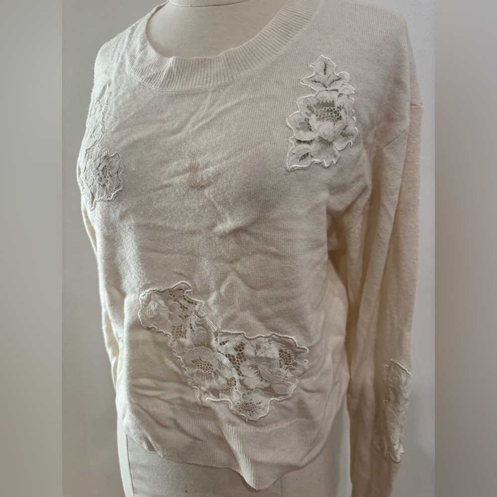 LoveShackFancy Lazuli Sweater, Size: L - Picture 7 of 12